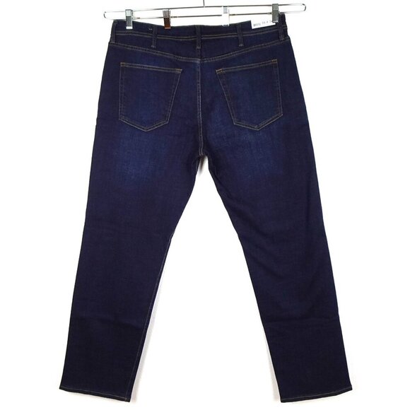 GH Bass Jeans Men's Size 38x34 Blue Denim Straight Fit 5 Pocket Stretch - Picture 4 of 11